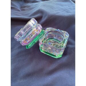 Party Lite Glass Candle Holders